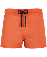 Men Swim Trunks Solid Tomette front view