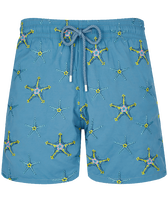 Maillot de bain homme brodé Starfish Dance - Édition Limitée Calanque vue de face