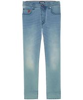Jeans uomo a 5 tasche in cotone Marché Provencal Light denim w3 vista frontale