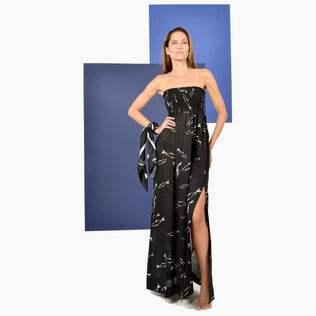 Look Robe longue Fish Dance  vue de face