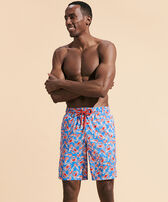 Men Long Swimwear Ultra-light and Packable Crabs & Shrimps Earthenware front worn view