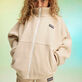 Boys Polar Jacket Solid Off white front worn view