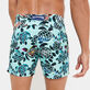 Men Flat Belt Stretch Swim Shorts Screen Turtles Lagoon details view 5