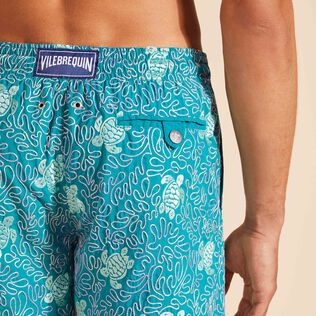 Men Swim Trunks Embroidered Splash - Limited Edition Fanfare details view 2