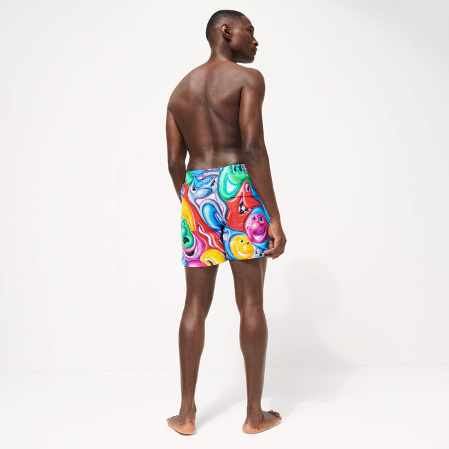 Men Swimwear Faces In Places - Vilebrequin x Kenny Scharf | Vilebrequin ...