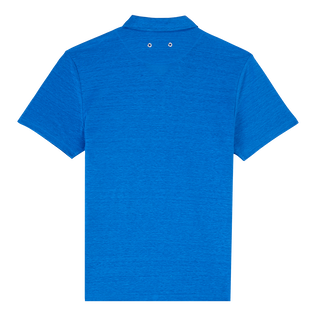 男士纯色亚麻运动 Polo 衫 Palace 后视图