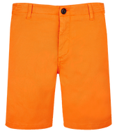 Men Tencel Gabardine Bermuda Shorts  Carrot front view