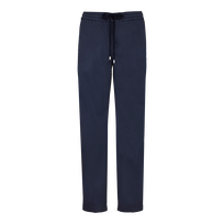 Men Cotton Modal Jogger Pants Navy front view