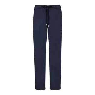 Men Cotton Modal Jogger Pants Navy front view