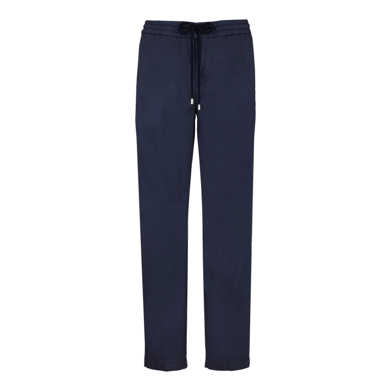 Pantalon Strech En Coton Et Modal Homme - Clemence - Bleu - Taille 40 - Vilebrequin