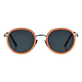 Gafas de sol unisex blancas de madera - VBQ x Shelter Tomette vista frontal