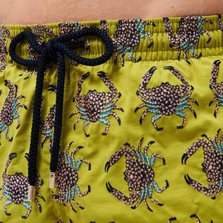 Men Swimwear Embroidered Only Crabs ! - Limited Edition Matcha details view 1