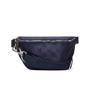 Waist Bag Turtle Monogram Azul marino vista frontal