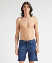 男士 Tahiti Turtles 牛仔百慕大短裤 Med denim w2 正面穿戴视图