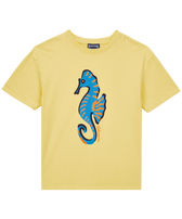 Boys T-Shirt Seahorse Sunflower front view