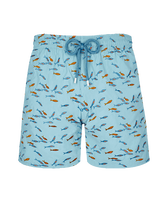 Men Swim Trunks Embroidered Gulf Stream - Limited Edition Foam front view