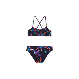 女童 Disco Stars 比基尼套装 Navy 正面图