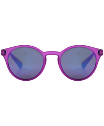Gafas de sol de color liso unisex Orquidea vista frontal