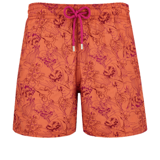 Men Swim Trunks Embroidered Marché Provencal - Limited Edition Tomette front view