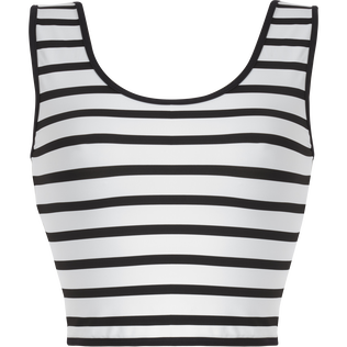 Black and white tankini top on sale