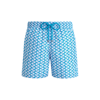 Net Sharks Badeshorts für Herren Weiss Vorderansicht