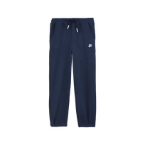 Boys Organic Cotton Jogger Pants Solid Navy front view