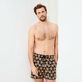 Men Swim Trunks Embroidered Indian Ceramic - Limited Edition Sapphire details view 2