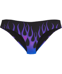 Braguitas de bikini con estampado Hot Rod 360° para mujer - Vilebrequin x Sylvie Fleury Negro vista frontal
