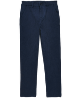 Boys Chino Pants Solid Navy 正面图