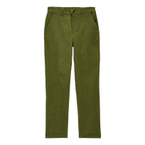 Boys Chino Pants Solid Cachi vista frontale