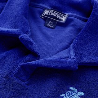 男童 Turtle 刺绣毛圈布 Polo 衫 Marrakech 细节视图1