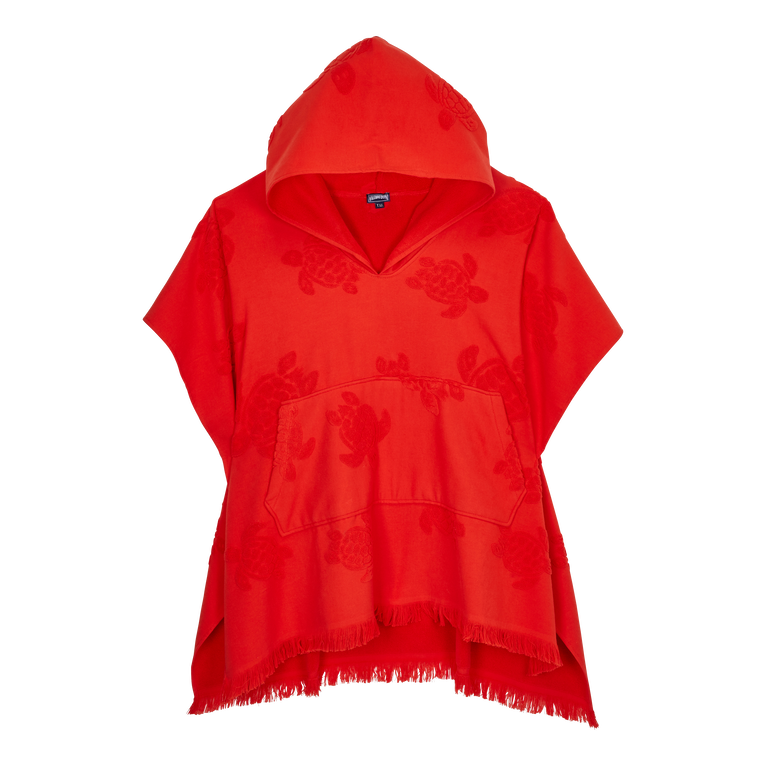 Terry Poncho - Poncho - Paco - Red - Size OSFA - Vilebrequin