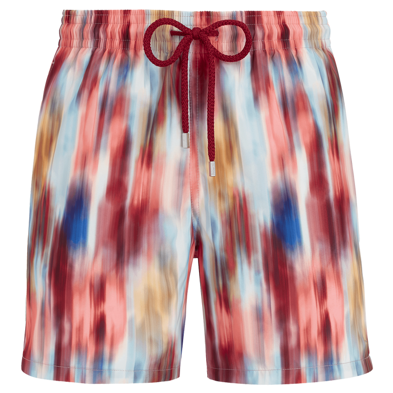 Men Swim Shorts Ultra-light And Packable Ikat Flowers - Mahina - Multi - Size L - Vilebrequin