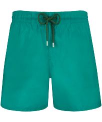 Ultraleichte und verstaubare Solid Badeshorts für Herren Emerald Vorderansicht