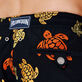 Ronde Des Tortues Badeshorts mit Stickerei für Herren – Limitierte Serie Marineblau Details Ansicht 2