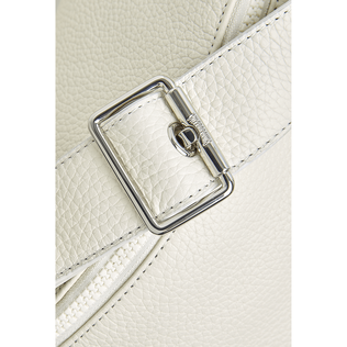 Medium Leather Belt Bag White 细节视图1