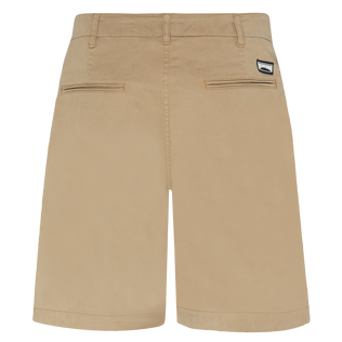 Bermudas en tejido de gabardina de tencel para hombre  Kraft vista trasera