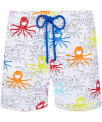 Bañador con estampado Multicolore Medusa para hombre Blanco vista frontal