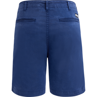 Solid Bermudashorts aus Tencel-Satin für Herren Ultramarin blau Rückansicht