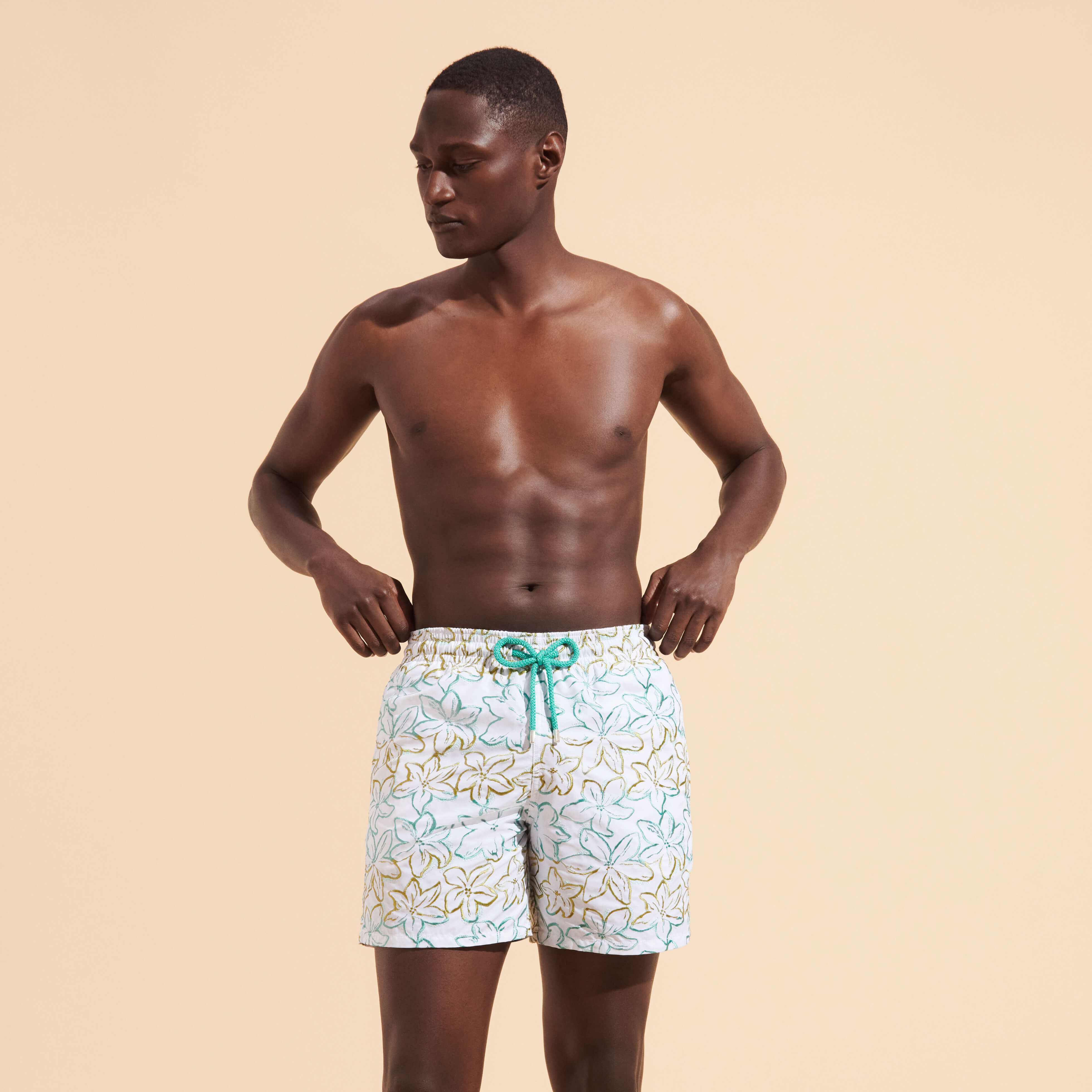 Pantaloncini da bagno uomo ricamati Raiatea Edizione limitata