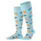 Mi-bas homme Rondes des Tortues Multicolores - Vilebrequin x Falke Acqua vue portée de face