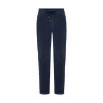 Vintage Large Lines Jogginghose aus Cord für Herren Marineblau Vorderansicht