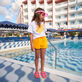Girls Embroidered Turtle Look  front view