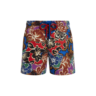 Men Swim Shorts Hawain Patchwork - VBQ x Palm Angels Celestial 正面图