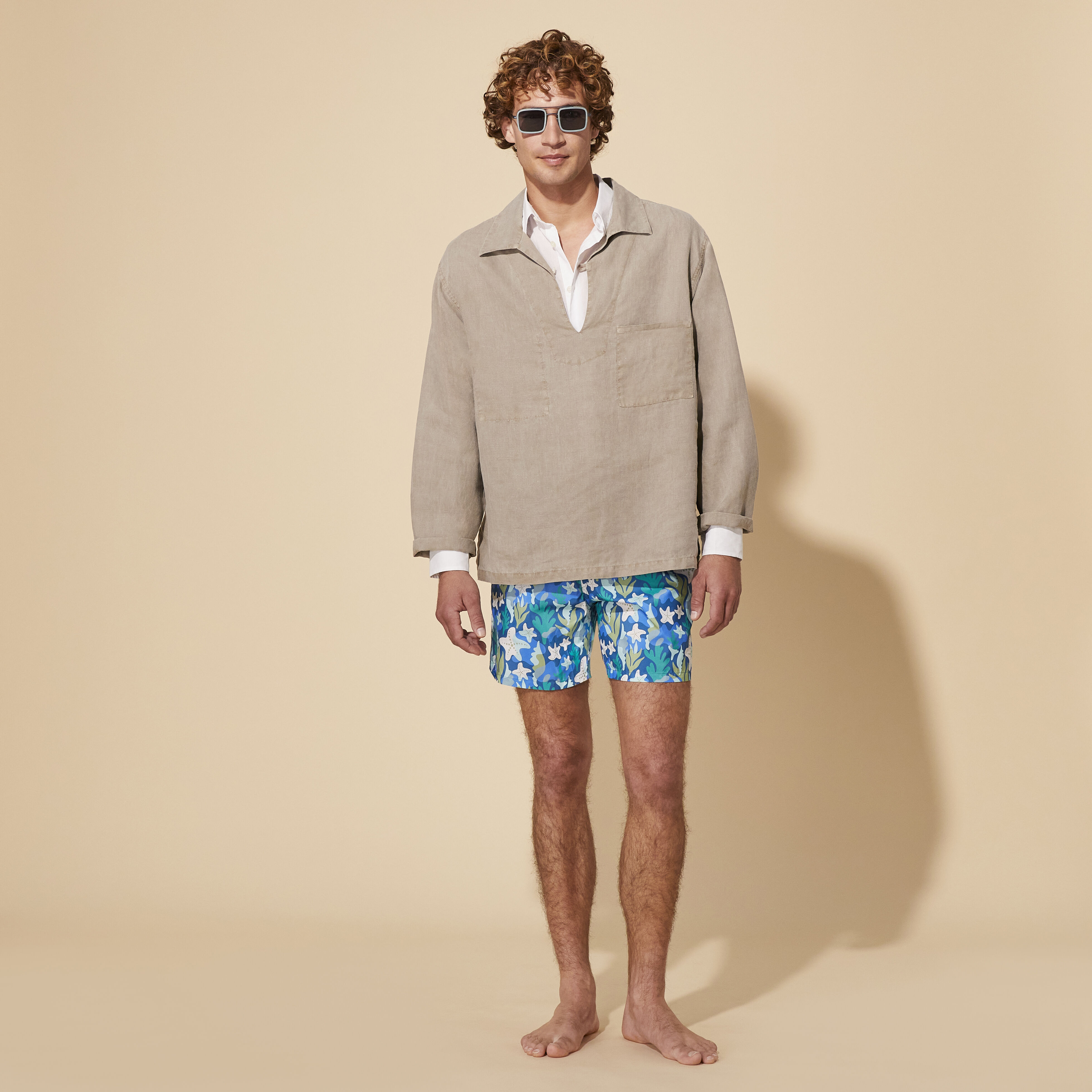 Maillot de Bain Homme Ultra Leger et Pliable Camo Seaweed Vilebrequin