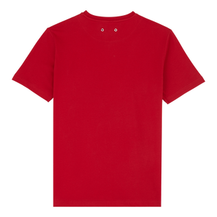 T-shirt en coton organique homme uni Moulin rouge vue de dos