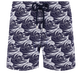 Bañador con estampado Waves para hombre Zafiro vista frontal