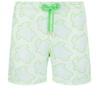 男士 2017 Tortues Hypnotiques 刺绣泳裤 - 限量版 Lemongrass 正面图