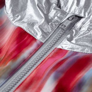 Ikat Windjacke mit Kapuze für Mädchen Multicolor Details Ansicht 2