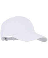 Unisex Cap Solid White front view